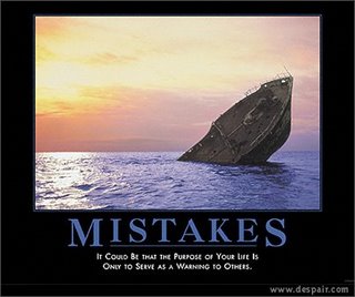 mistakes