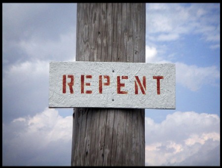 repent sinner