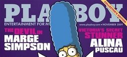 Playboy Cover of Marge Simpson