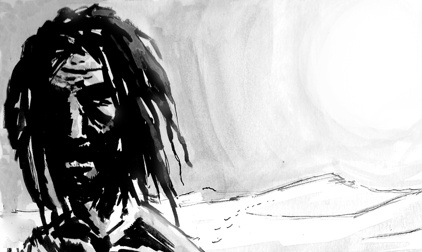 Jesus in the desert