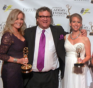 people receiving award