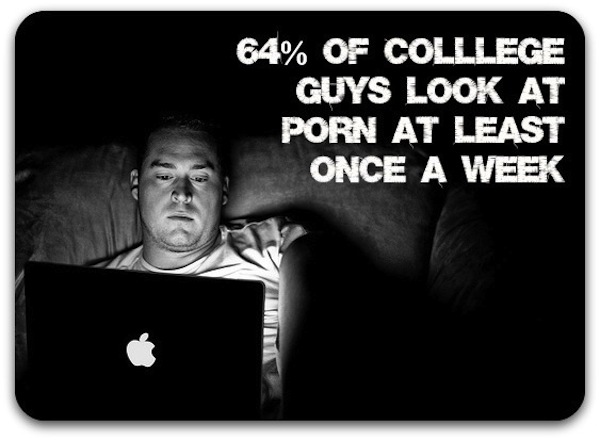 college guys look at porn