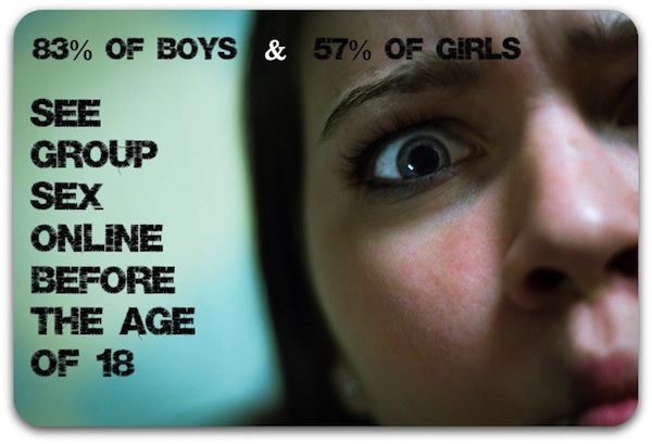 kids see group sex online
