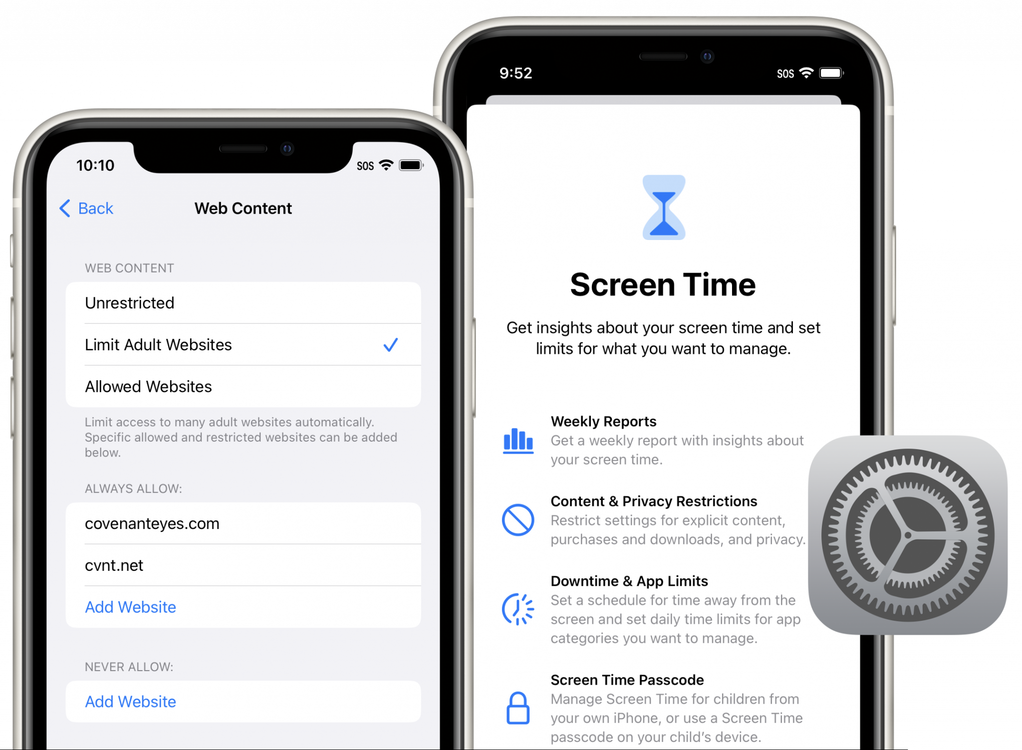 What are the Covenant Eyes browser extensions?