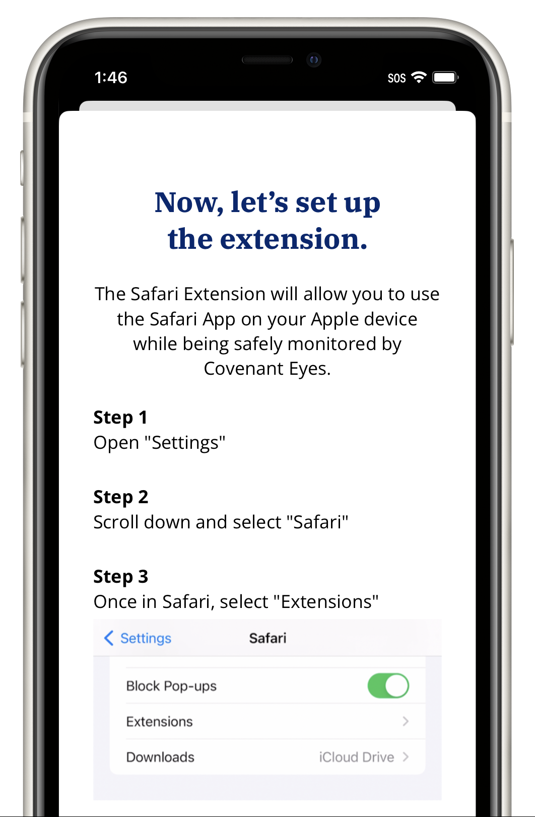 What are the Covenant Eyes browser extensions?