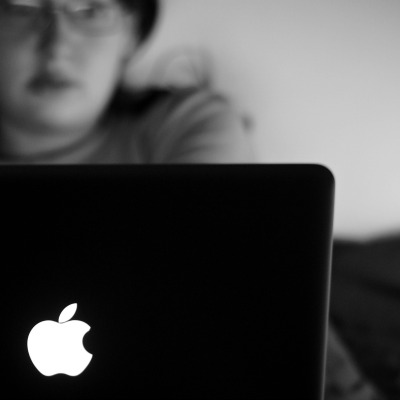 girl on computer