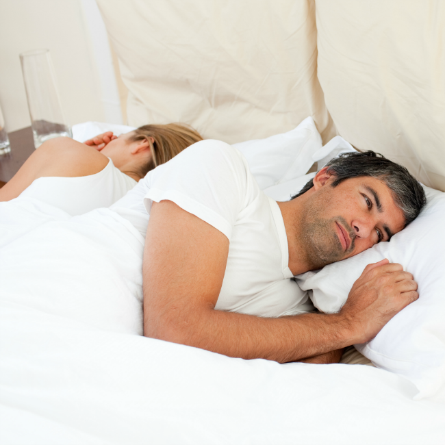 couple laying in bed