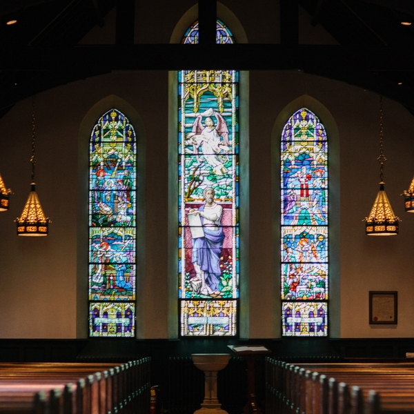 stained glass window