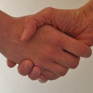 shaking hands