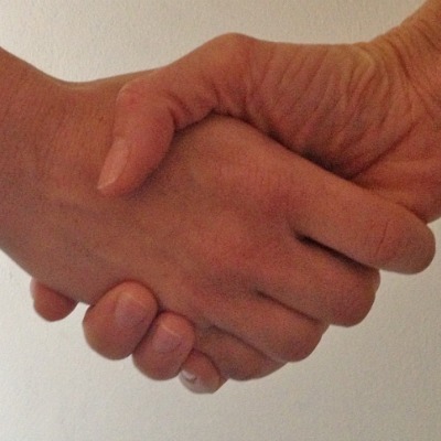 shaking hands