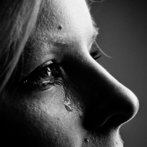 woman crying