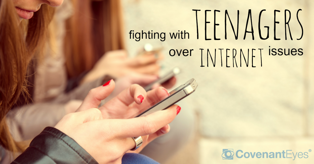 Fighting with teenagers over Internet issues