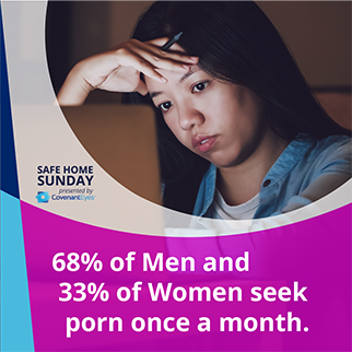 68% of men and 33% of women seek porn once a month