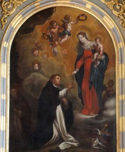 Artwork: Altar of Our Lady of the Rosary  located in the Church of St. Clement in Primisweiler, Germany